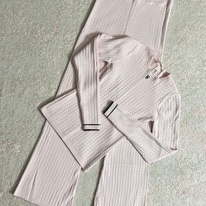 Victoria’s Secret Luxe Cable-Knit Flare Lounge Set